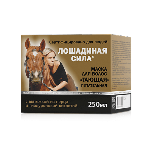 Horse Force Lošadinaja sila Maska barojoša matiem ar pipariem,250ml Horse Force Lošadinaja sila Maska barojoša matiem ar pipariem,250ml