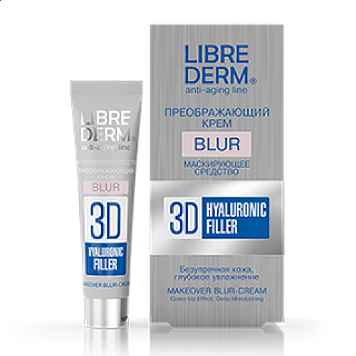 LIBREDERM Hialuronskābes 3D FILLER pārveidojošs krēms BLUR, 15ml LIBREDERM Hialuronskābes 3D FILLER pārveidojošs krēms BLUR, 15ml