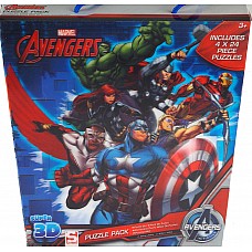 Puzle Avengers ar 3D efektu