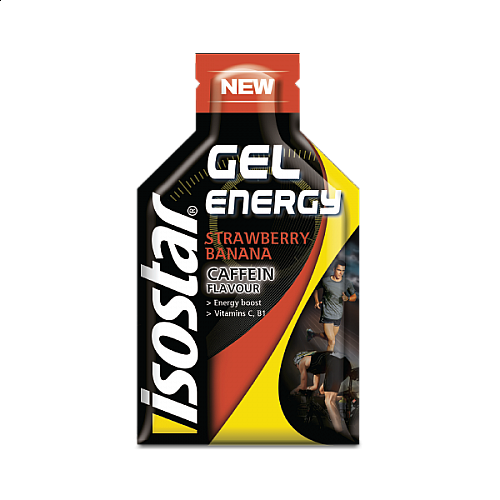 ISOSTAR Želeja Gel Energy Caffeine Banana Strawberry 35g ISOSTAR Želeja Gel Energy Caffeine Banana Strawberry 35g
