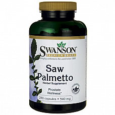 SWANSON: Saw Palmetto N100 - zāģzobainās sabaļpalmas ekstrakts vīrieša veselībai