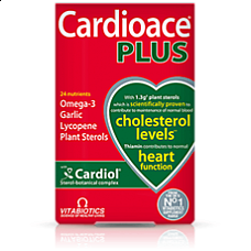 Vitabiotics:  Cardioace PLUS  N60 sirds veselības un asinsrites uzlabošanai