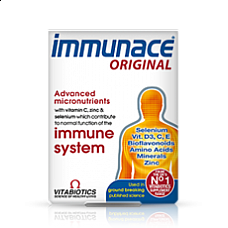 Vitabiotics: Immunace N30 ar ehināciju