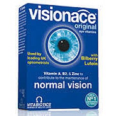 Vitabiotics Visionace ar luteīnu N30