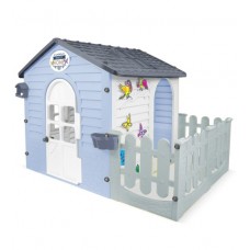 Dārza mājiņa ar žogu (gai&scaron;i zila) 13180, Mochtoys