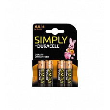 Baterijas Duracell AA Basic Simply Kods DR-AA-BASIC