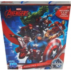 Puzle Avengers ar 3D efektu