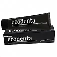 ECODENTA melnā balinošā zobu pasta (100 ml) 