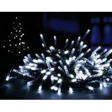 Balta LED virtene ar 250 lampiņām 20m 