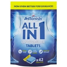Tabletes trauku mazgāšanas mašīnām Astonish All in 1 (42 gab.)