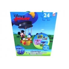 Puzle Disney Junior ar 3D efektu