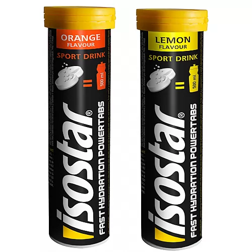 Isostar Tabletes Powertabs Lemon vai Orange Isostar Tabletes Powertabs Lemon vai Orange