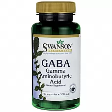 SWANSON  GABA 500mg (gamma-aminosviestskābe N100