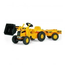 Pedāļu traktors ar kausu  un piekabi Rolly Kid CAT 023288  (2,5-5 gadiem) Vācija