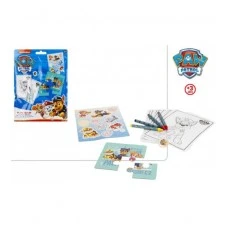 Izkrāsojama grāmatiņa ar puzli Paw Patrol 3+ CB77507