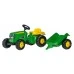 Bērnu traktors ar pedāļiem ar piekabi rollyKid John Deere (2,5-5 gadiem) Vācija 012190 Bērnu traktors ar pedāļiem ar piekabi rollyKid John Deere (2,5-5 gadiem) Vācija 012190