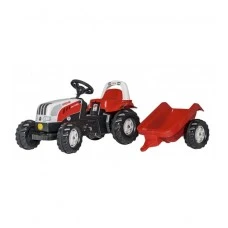 Traktors ar pedāļiem un piekabi Rolly Kid Steyr 6165 CVT 012510  (2,5-5 gadiem ) 012510 Vācija