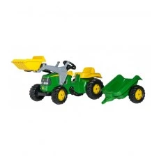 Pedāļu traktors ar kausu  un piekabi John Deere  (2,5-5 gadiem) Vācija 023110