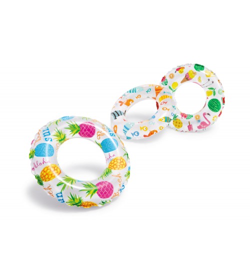 Peldriņķis piepūšams bērniem 51 cm 3-6 gadiem dažādas 59230