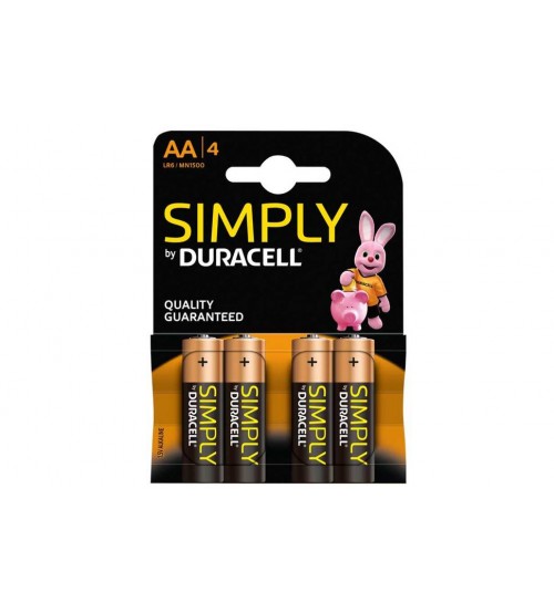 Baterijas Duracell AA Basic Simply Kods DR-AA-BASIC